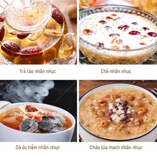 Nhãn nhục khô 100g và 20 nguyên liệu nấu nước sâm, nhãn nhục nấu sâm tự chọn - Lãn Ông