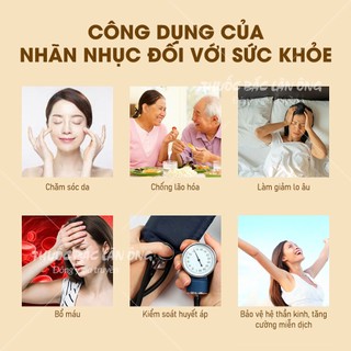 Nhãn nhục khô 100g và 20 nguyên liệu nấu nước sâm, nhãn nhục nấu sâm tự chọn - Lãn Ông