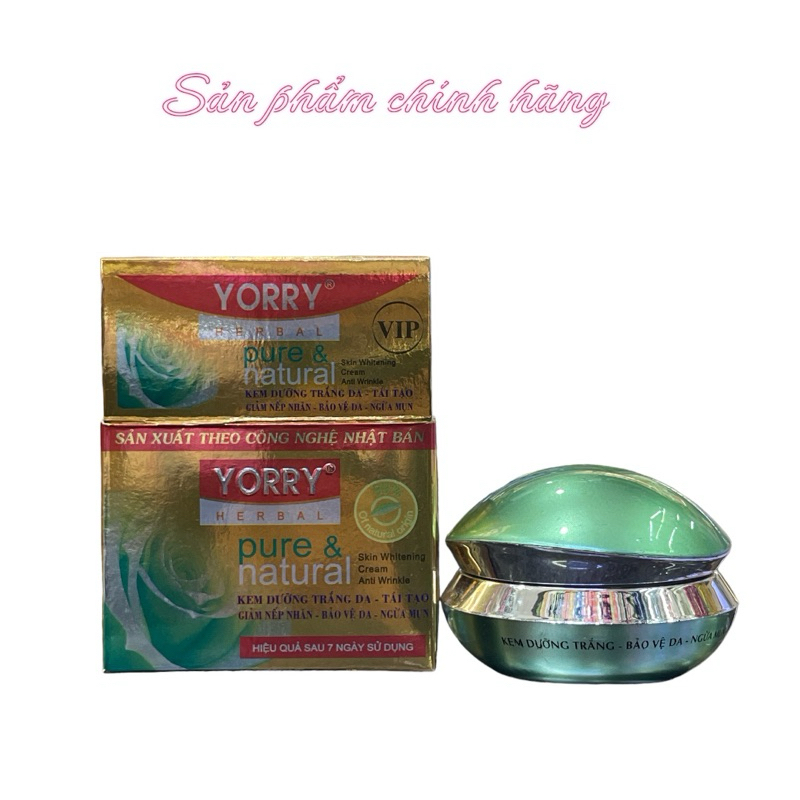 Kem YORRY trắng da tái tạo giảm nếp nhăn bảo vệ da ngừa mụn