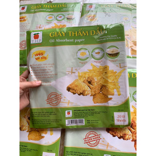 BỊCH , TÚI giấy thấm dầu các đồ ăn chiên dán nhiều dầu mỡ