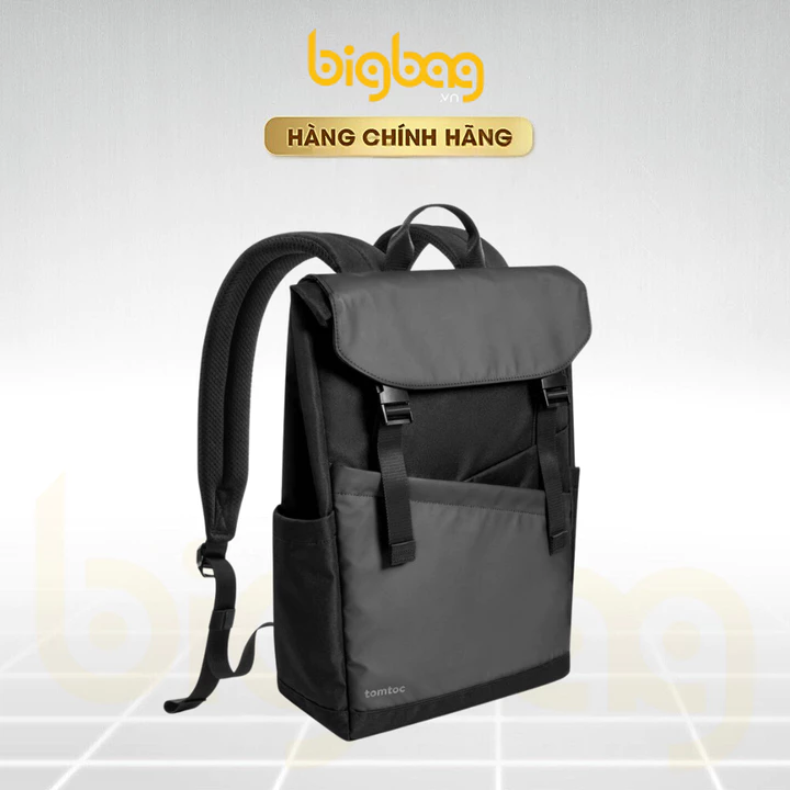 Balo Laptop TOMTOC (USA) T64M1D1 Black, Balo Chống Sốc Laptop, Balo Đựng Laptop 16 inch, Ba Lô Đẹp