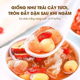 Nhãn nhục khô 100g và 20 nguyên liệu nấu nước sâm, nhãn nhục nấu sâm tự chọn - Lãn Ông