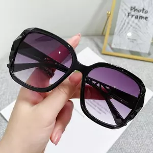 Kính mắt râm mát nữ mắt kính không độ chống tia UV trẻ trung đi chơi đi biển dã ngoại bền đẹp giá rẻ ABICA 329
