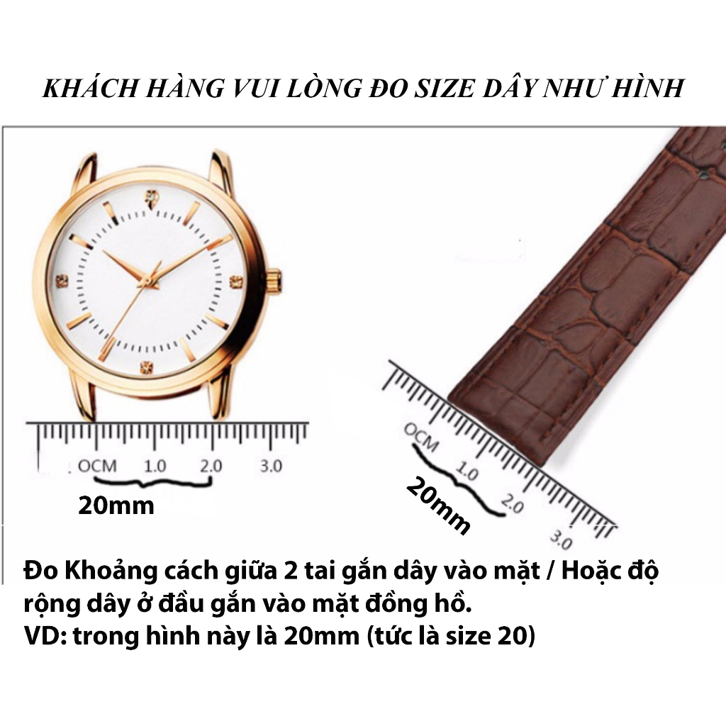 (Dây đen) Dây da đồng hồ nam nữ DA BÒ THẬT MỊN 4 lớp, siêu mềm KHÓA CÀI thép không gỉ 316L | BigBuy360 - bigbuy360.vn