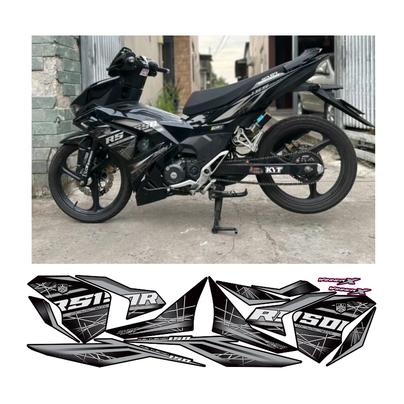Tem rời WINNER X V3, cao cấp, chất liệu in 3 lớp PPF, chống nước, không phai màu.