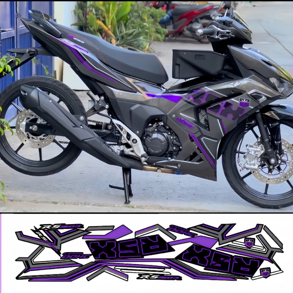 Tem rời WINNER X V3, cao cấp, chất liệu in 3 lớp PPF, chống nước, không phai màu.