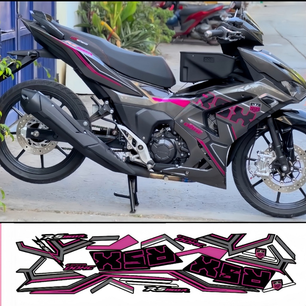 Tem rời WINNER X V3, cao cấp, chất liệu in 3 lớp PPF, chống nước, không phai màu.