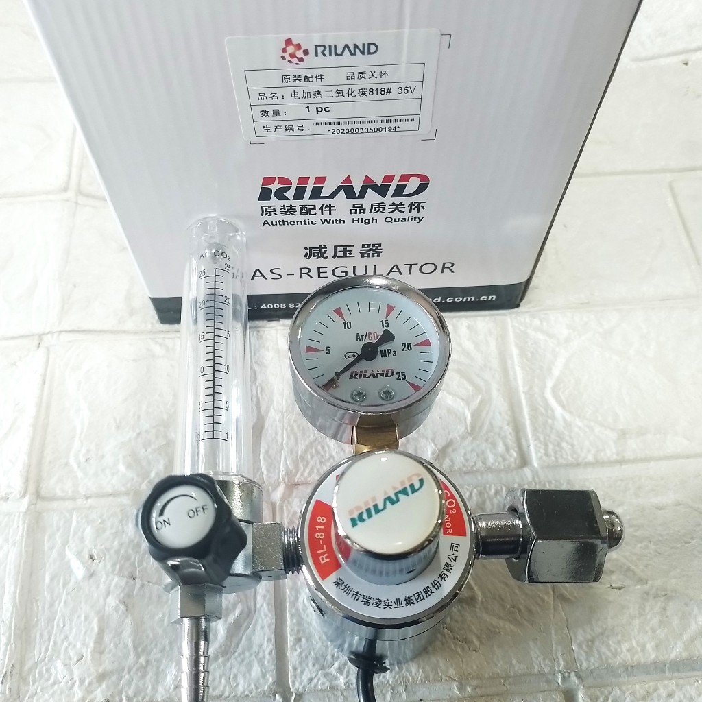 Đồng hồ khí CO2 RILAND cho máy hàn MIG | Shopee Việt Nam