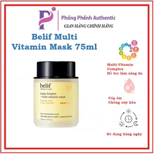 Mặt nạ ngủ Dưỡng Sáng Da Belif Super Knight Multi Vitamin Mask 75ml - 25ml