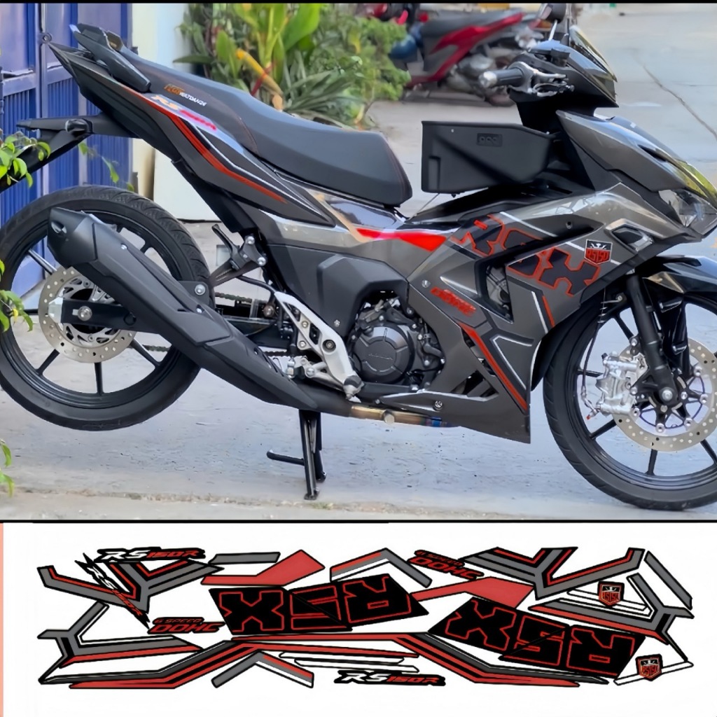 Tem rời WINNER X V3, cao cấp, chất liệu in 3 lớp PPF, chống nước, không phai màu.