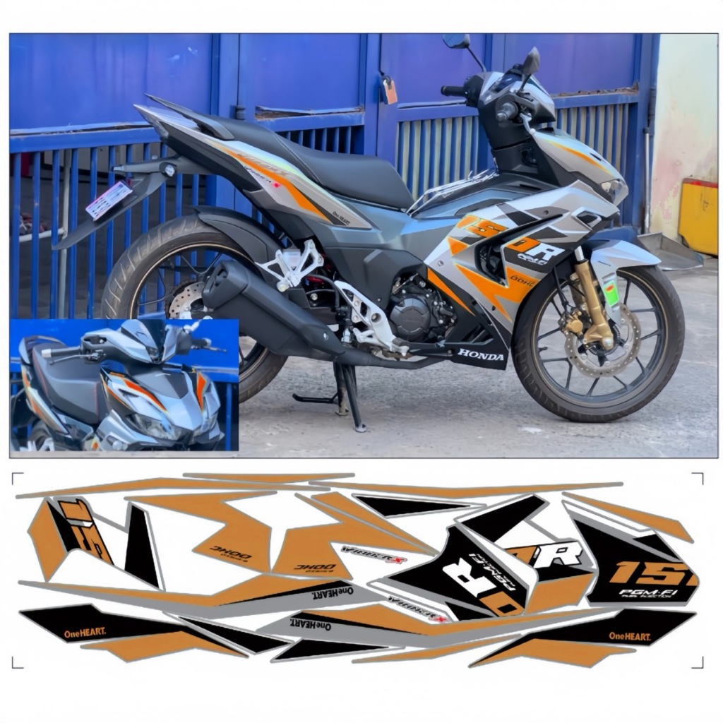 Tem rời WINNER X V3, cao cấp, chất liệu in 3 lớp PPF, chống nước, không phai màu.