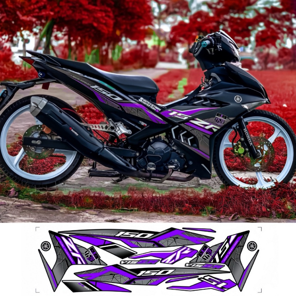 Tem rời EXCITER 150, cao cấp, chất liệu in 3 lớp PPF, chống nước, không phai màu.
