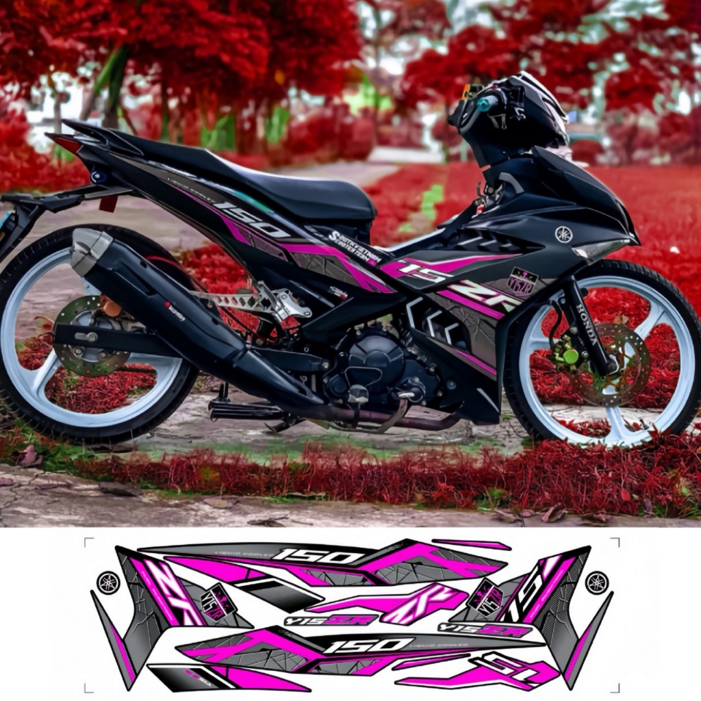 Tem rời EXCITER 150, cao cấp, chất liệu in 3 lớp PPF, chống nước, không phai màu.