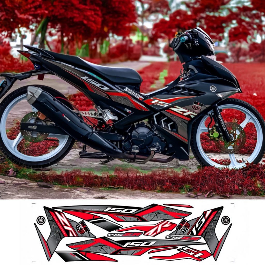 Tem rời EXCITER 150, cao cấp, chất liệu in 3 lớp PPF, chống nước, không phai màu.