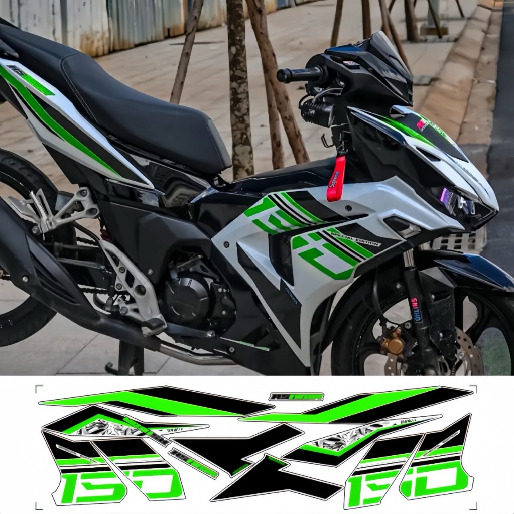 Tem rời WINNER X V3, cao cấp, chất liệu in 3 lớp PPF, chống nước, không phai màu.