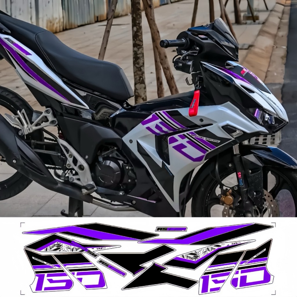 Tem rời WINNER X V3, cao cấp, chất liệu in 3 lớp PPF, chống nước, không phai màu.