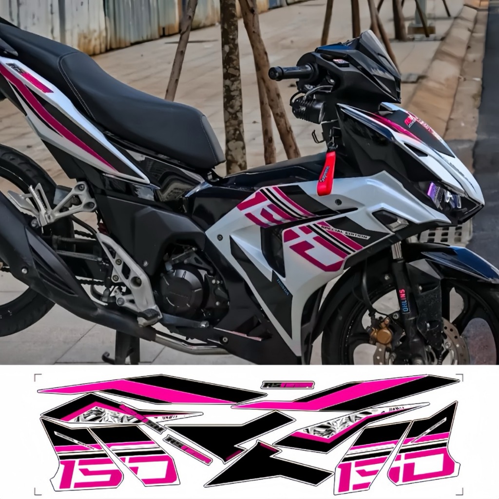 Tem rời WINNER X V3, cao cấp, chất liệu in 3 lớp PPF, chống nước, không phai màu.