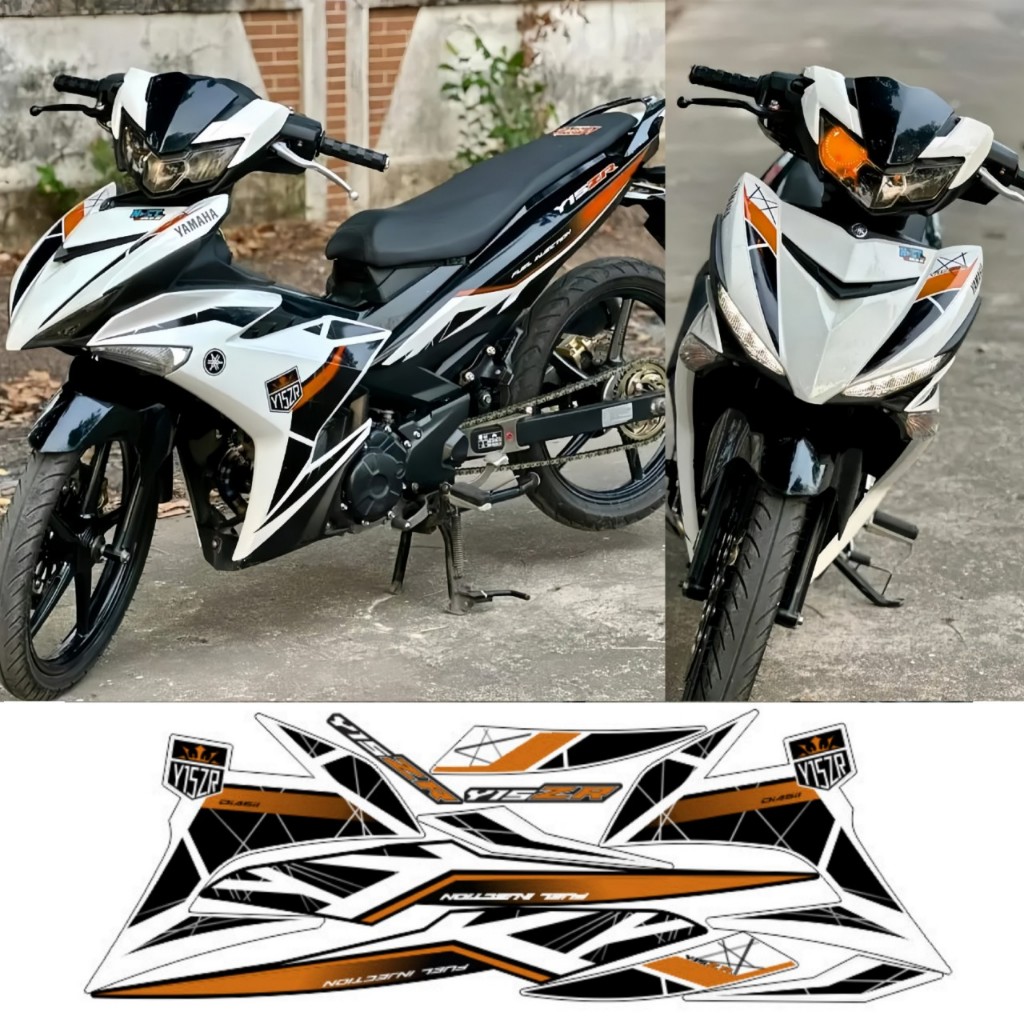 Tem rời EXCITER 150, cao cấp, chất liệu in 3 lớp PPF, chống nước, không phai màu.