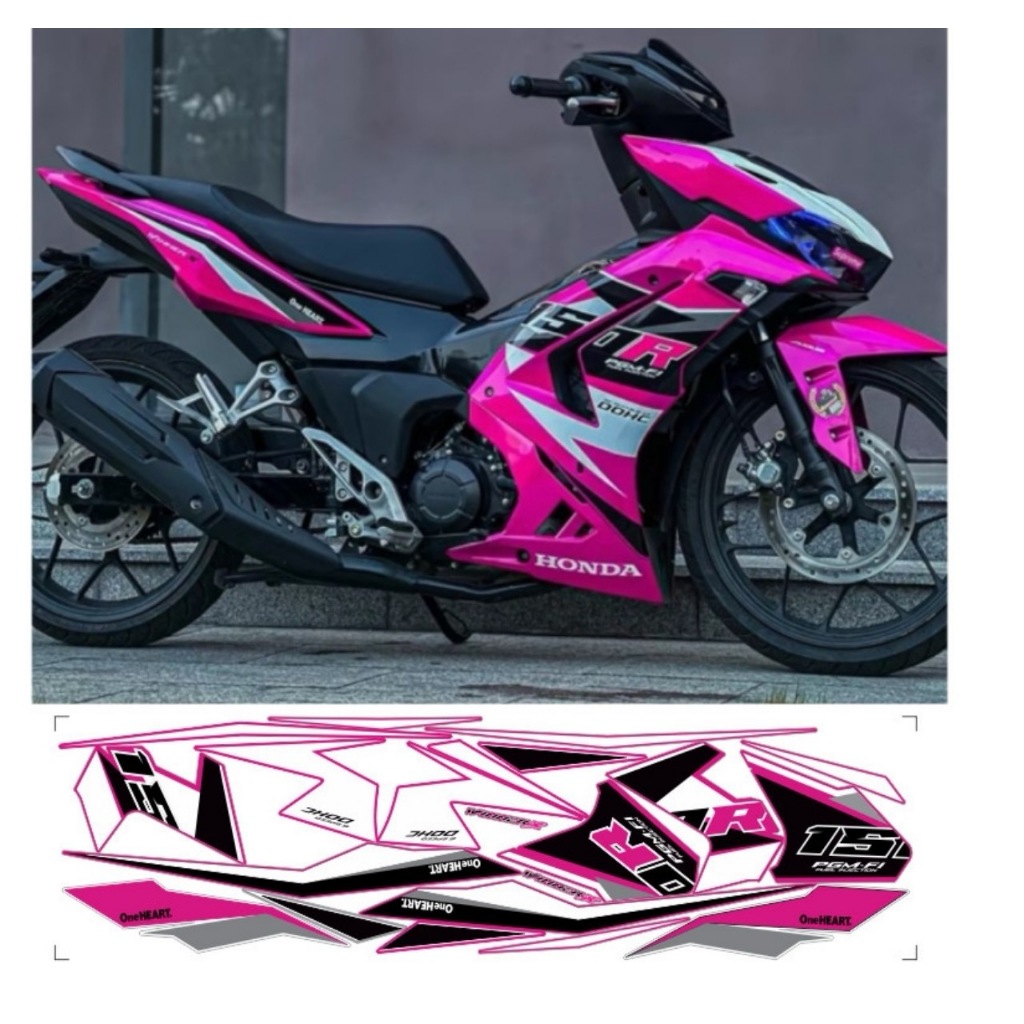 Tem rời WINNER X V3, cao cấp, chất liệu in 3 lớp PPF, chống nước, không phai màu.