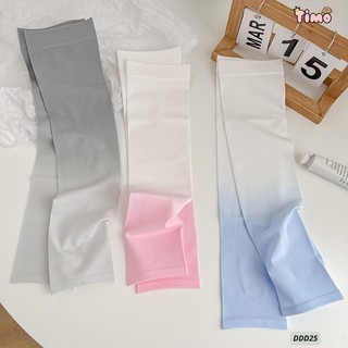 Bao Tay Chống Nắng Dài Vải Xỏ Ngón Nữ Đi Xe Máy Du Lịch Timo DDD25