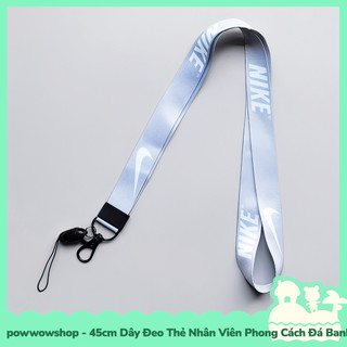 [Sẵn VN - Hỏa Tốc] Dây Đeo Thẻ 45cm Sử Dụng Móc Bao Đựng Thẻ Nhân Viên Phong Cách Thể Thao Famous Brand Sport