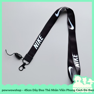 [Sẵn VN - Hỏa Tốc] Dây Đeo Thẻ 45cm Sử Dụng Móc Bao Đựng Thẻ Nhân Viên Phong Cách Thể Thao Famous Brand Sport
