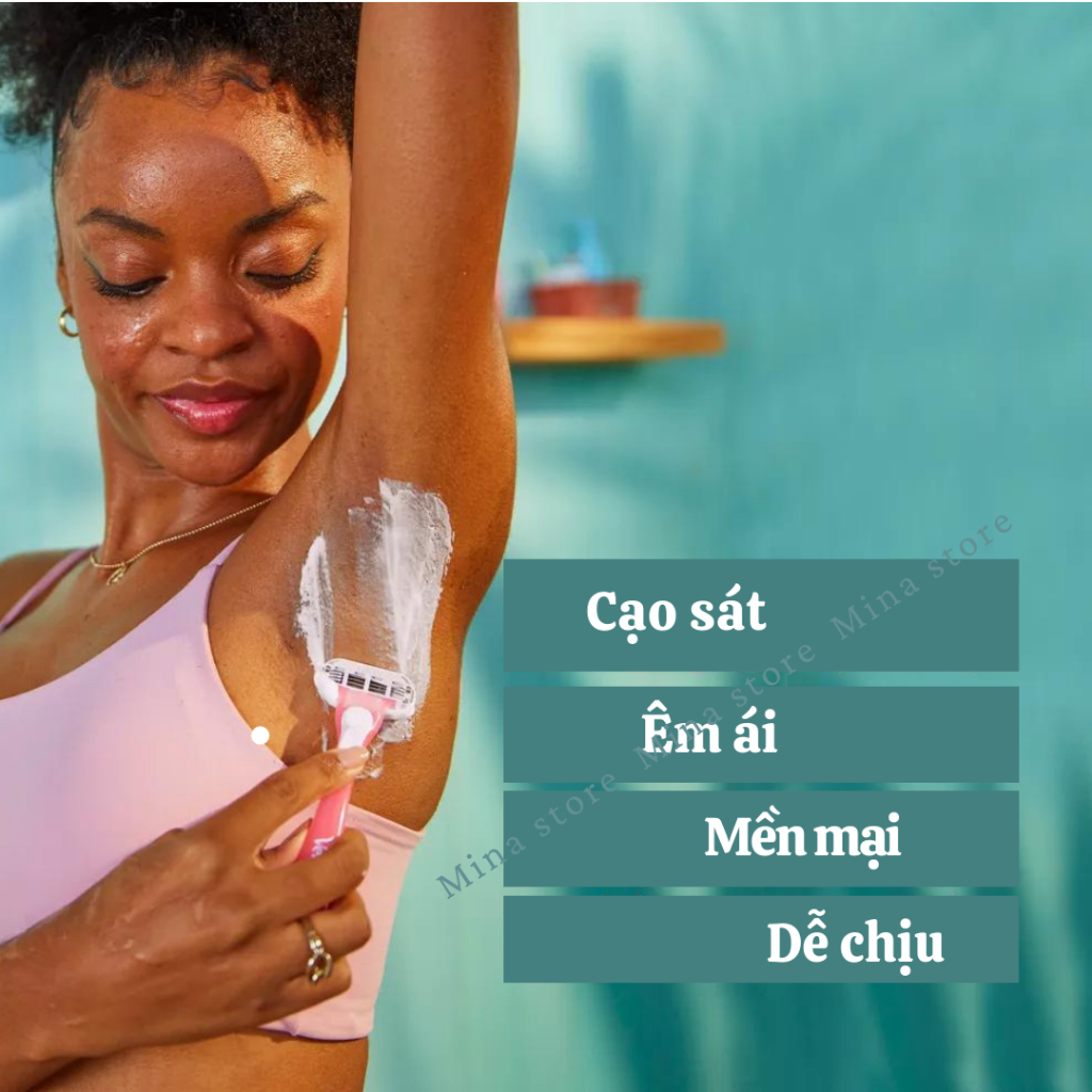 ( có tách lẻ ) Dao cạo cho nữ có đầu bơ gillette Venus comfortglide white tea venus