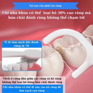 TĂM CHỈ NHA KHOA 5 HỘP (250 CÂY) | CHỈ SIÊU MẢNH | KHÔNG ĐAU NƯỚU | HỘP NHỰA TIỆN LỢI | SẠCH KẼ RĂNG