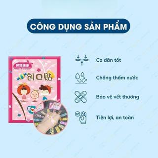 BĂNG CÁ NHÂN HOẠT HÌNH CUTE | COMBO 2 HỘP 200 MIẾNG | MIẾNG DÁN VẾT THƯƠNG MINI CHỐNG NƯỚC CHO BÉ