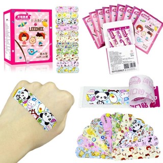 BĂNG CÁ NHÂN HOẠT HÌNH CUTE | COMBO 2 HỘP 200 MIẾNG | MIẾNG DÁN VẾT THƯƠNG MINI CHỐNG NƯỚC CHO BÉ