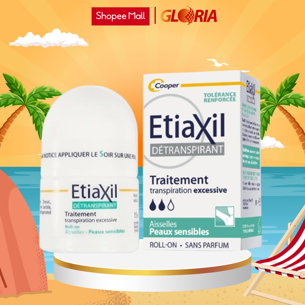 Ảnh Lăn Khử Mùi Etiaxil Dành Cho Da Nhạy Cảm 15ml - Màu xanh 1