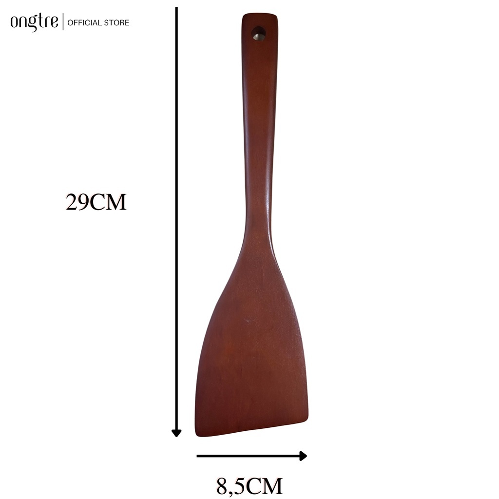 Muôi Gỗ, Thìa Gỗ, Vá Gỗ ONGTRE Bằng Gỗ Nhãn Cao Cấp - Dụng Cụ Nhà Bếp Tự Nhiên, An Toàn Thực Phẩm, Bền Đẹp