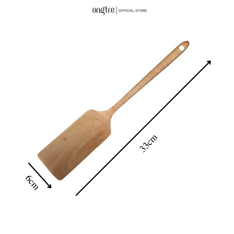 Muôi Gỗ, Thìa Gỗ, Vá Gỗ ONGTRE Bằng Gỗ Nhãn Cao Cấp - Dụng Cụ Nhà Bếp Tự Nhiên, An Toàn Thực Phẩm, Bền Đẹp