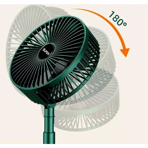 Quạt cầm tay sạc pin gấp gọn, quạt tích điện mini 3 tốc độ gió, quạt mini cầm tay tích điện để bàn