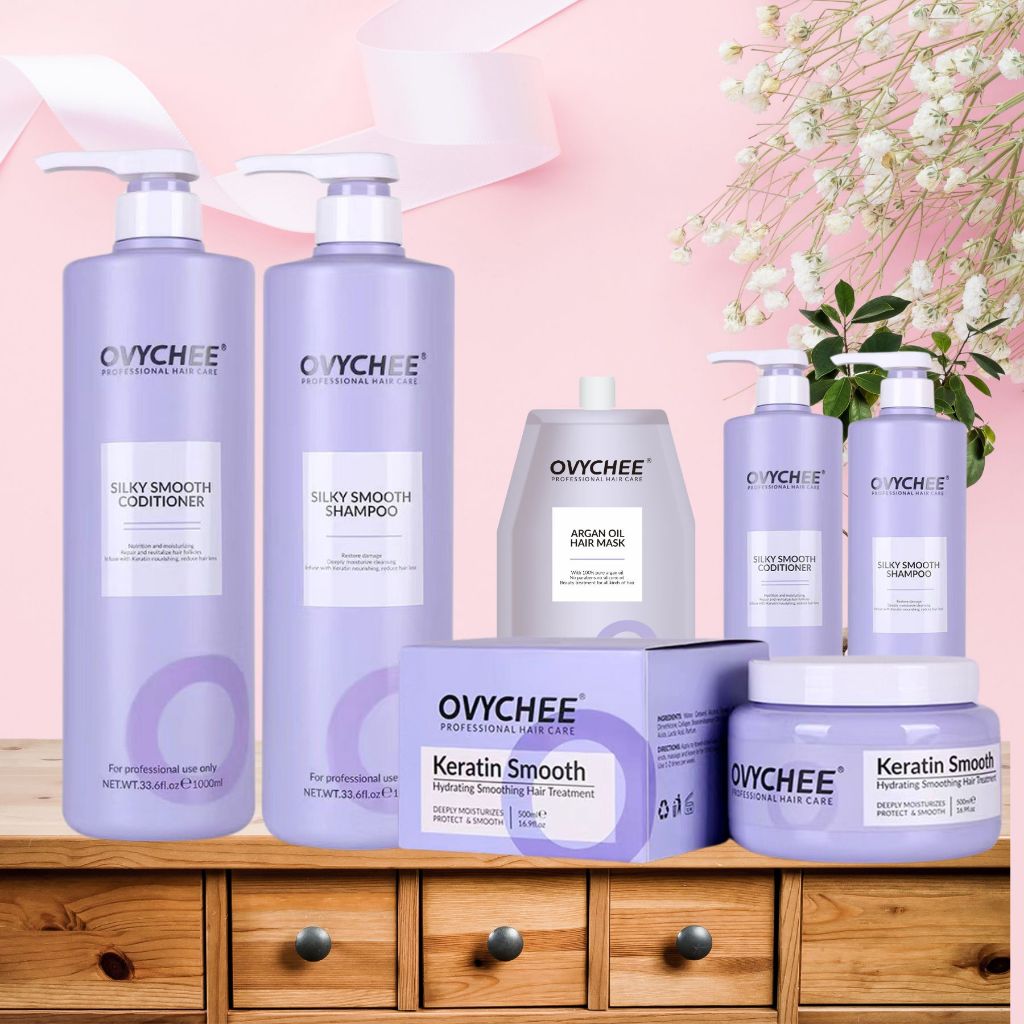 Kem Ủ Tóc OVYCHEE Argan Oil Hair Mask 500ml | Dưỡng Tóc Khô Xơ, Mềm Mượt, Bóng Khỏe.