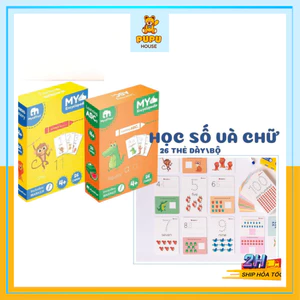 Đồ Chơi Giáo Dục Học Chữ Cái Số Cho Bé - PUPU HOUSE