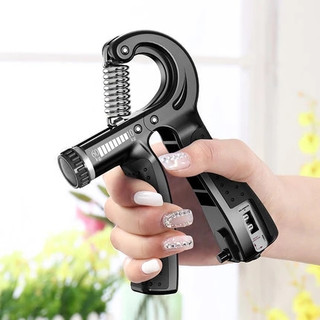 (freeship) Kìm bóp tay chữa A điều chỉnh lực từ 5-60kg có đếm số, dụng cụ tập cơ tay cao cấp