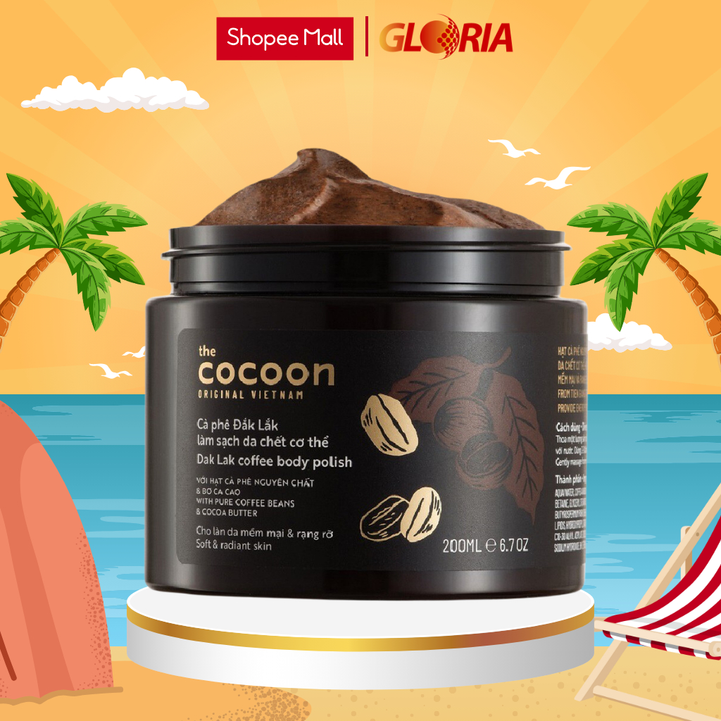 Ảnh Tẩy Da Chết Toàn Thân COCOON Chiết Xuất Cà Phê Đắk lắk 200ml 1
