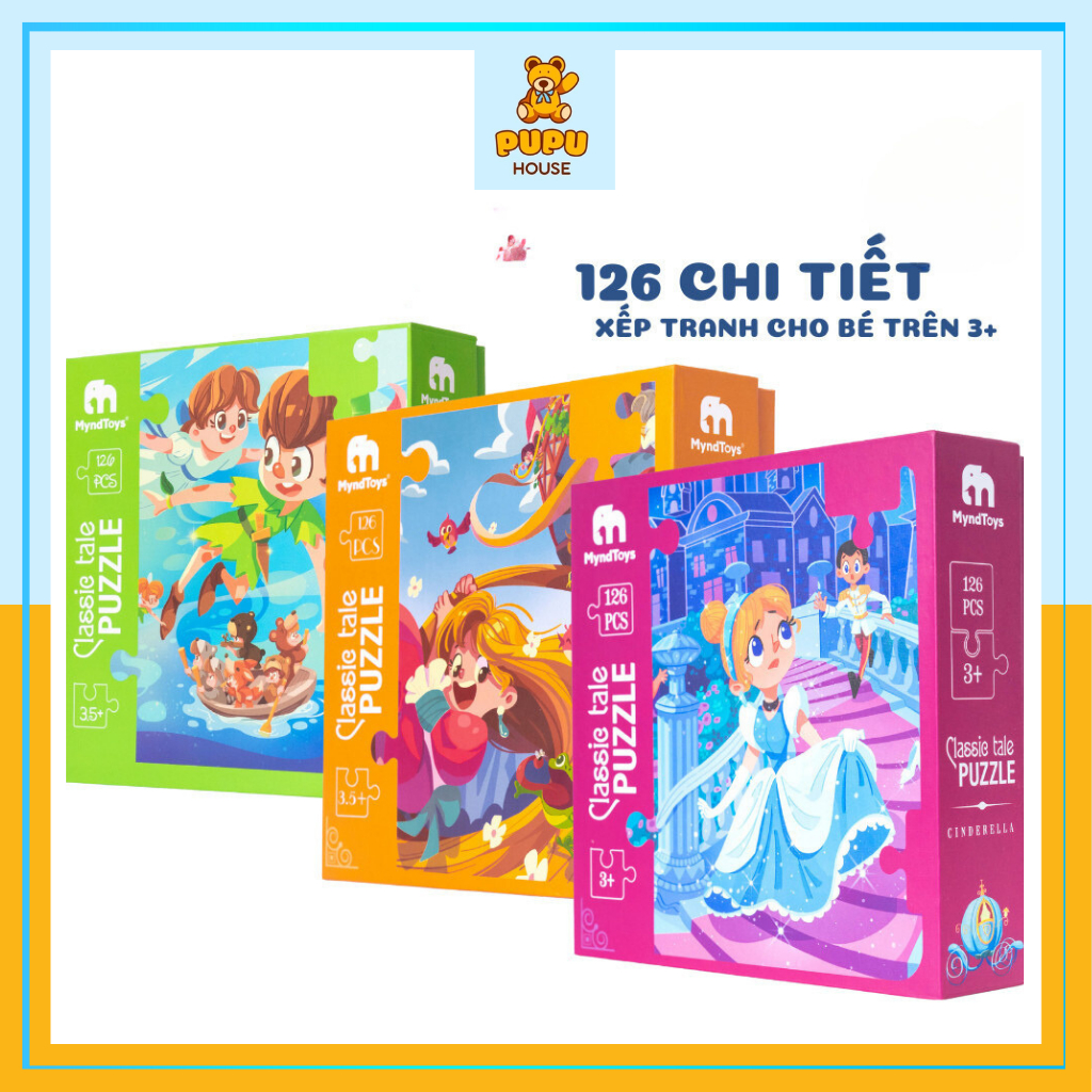 Đồ chơi xếp hình Nhiều Chủ Đề Cho Bé - PUPU HOUSE