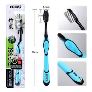 COMBO 30 Bàn Chải Đánh Răng Than Tre Hoạt Tính Hàn Quốc Bossi 921 Lông Mềm Bảo Vệ Răng Và Nướu