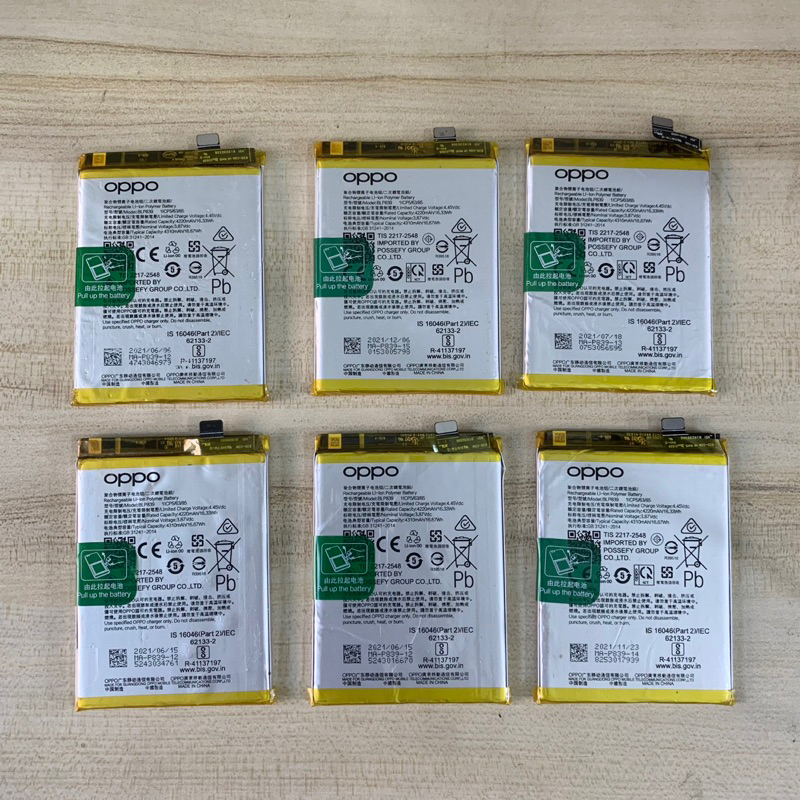 Pin Zin Oppo Reno 6z 5G/ Reno 6 4G / A95 5G / BLP839 , 4220 , 4310 mAh ...