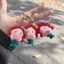 Móc khoá nàng tiên cá mini bằng len handmade, ảnh thật shop chụp