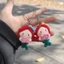Móc khoá nàng tiên cá mini bằng len handmade, ảnh thật shop chụp