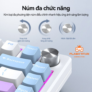 Bàn Phím Cơ Không Dây Dark Alien R83 - Led Mạch Xuôi - Keycap PBT ...