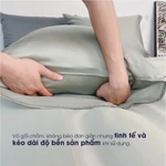 [Nhiều màu] Bộ 4 món ga gối Tencel Châu Âu (Nệm dày >20cm) Changmi Bedding cao cấp siêu mềm mượt và mát lạnh — ảnh 4