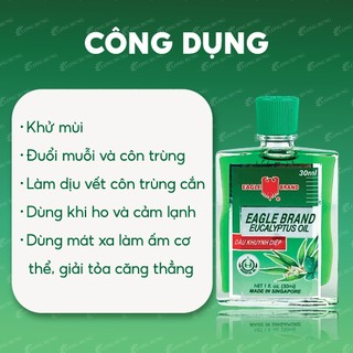 Dầu khuynh diệp con ó Eagle Brand Eucalyptus Oil (30ml)