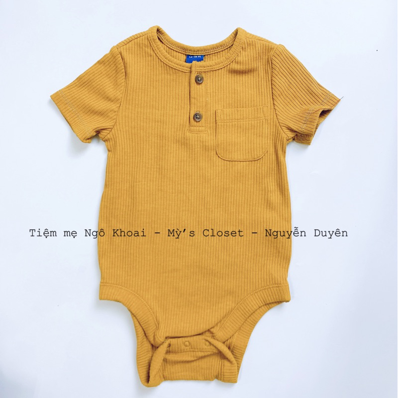 [MD92] ❤️OLD NGẮN TAY 6-12M❤️Body suit/áo liền thân ngắn tay xuất xịn cho bé yêu