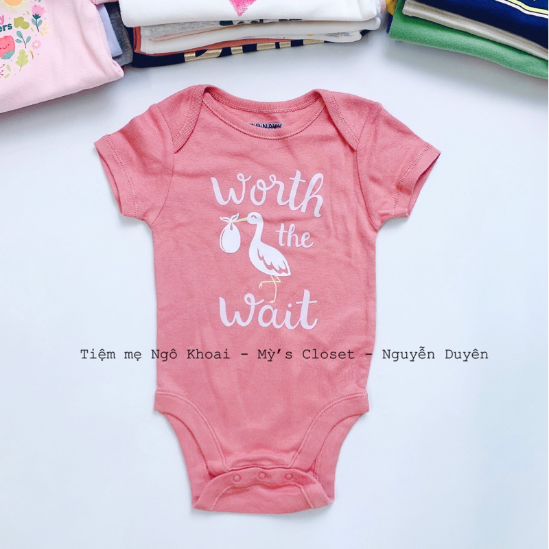 [MD92] ❤️OLD NGẮN TAY 6-12M❤️Body suit/áo liền thân ngắn tay xuất xịn cho bé yêu