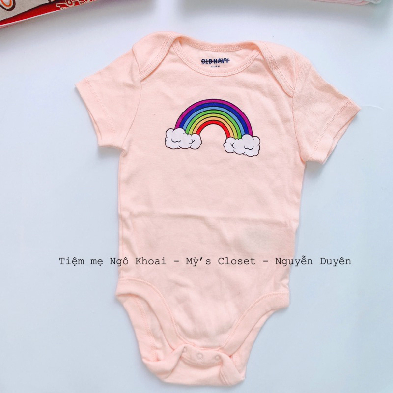 [MD92] ❤️OLD NGẮN TAY 6-12M❤️Body suit/áo liền thân ngắn tay xuất xịn cho bé yêu