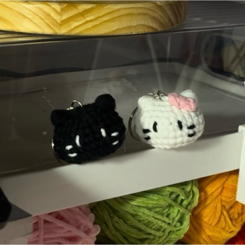 Mèo mini - móc khoá len handmade | Shopee Việt Nam